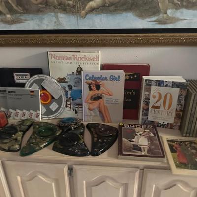 Vintage Ashtrays/ Books