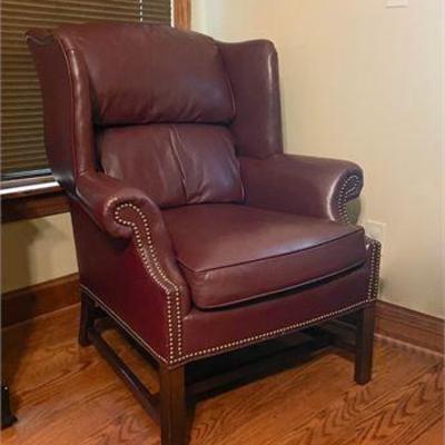 Distinction Leather Wingback Chair .jpg