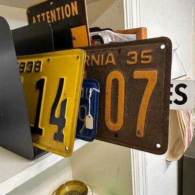 Antique License Plates