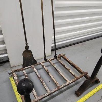 FTH181 - Vintage Fireplace Andirons 