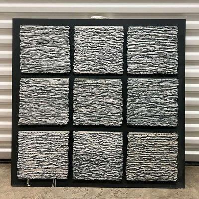 FTH325- Abstract Ceramic Art Titled Ripples By Yoko Haar