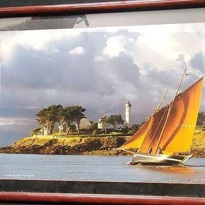 FTH160 - Jean-Marie Liot Glossy Fine Art Photograph of Le Forban du Bono at Port Navalo,
