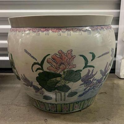 FTH314- Large Asian Design Ceramic Planter Pot