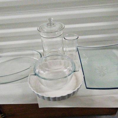 FTH155-Glamorous Glass Serving Dishes & Containers With Lids