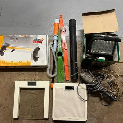 FTH224- Assorted Hand Tools, Weight Scales & More