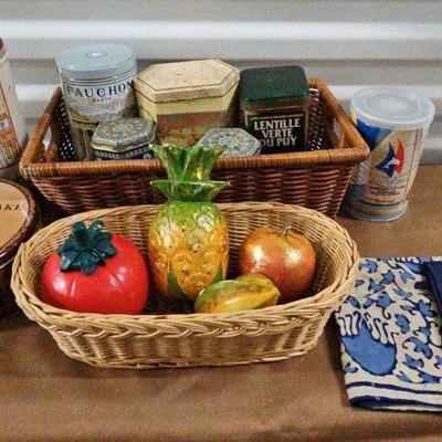 FTH187-Fancy Collection Of Collectible Vintage European Tins