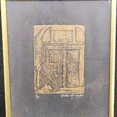 FTH170 - Signed and Numbered Heather A. Lumsden "To The Market" Print