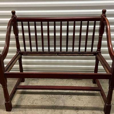 FTH320- Wooden Bench Chair Frame 