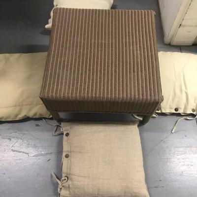 FTH103 - Vintage Wicker Floor-Style Low Table
