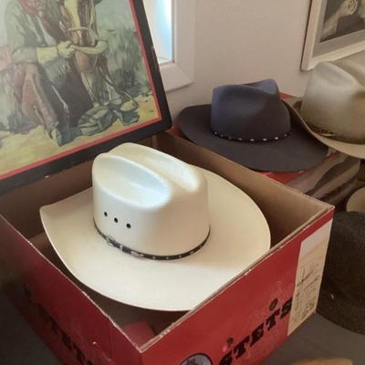 Stetsons, one new in box