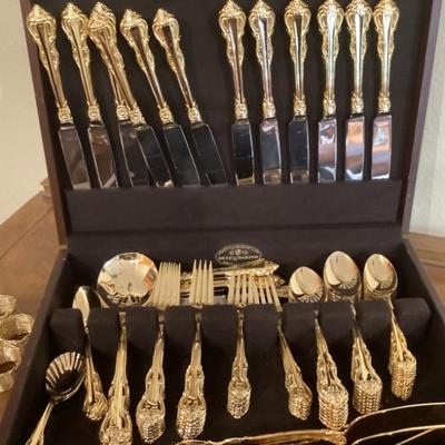 Towle 24 Karat plated flatware