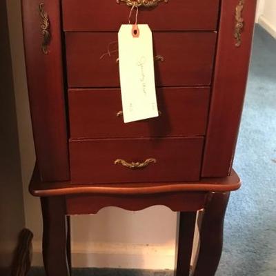 jewelry chest $45