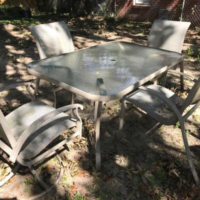 table SOLD
chairs $10 each