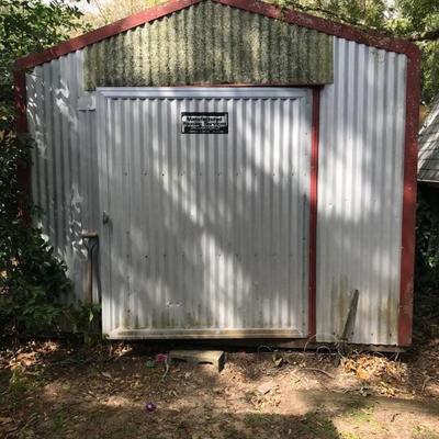 aluminum shed $600
10 X 12 X 9'