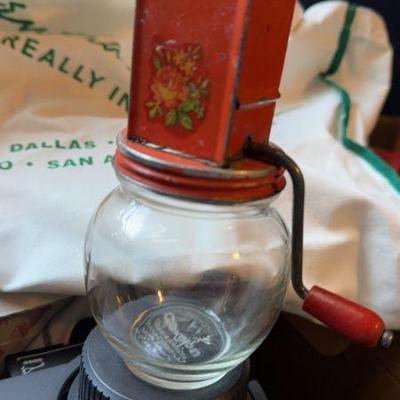 Antique nut grinder