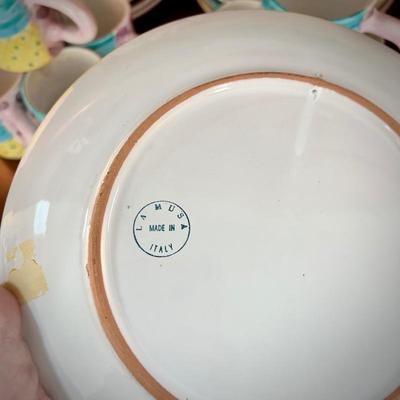 Vintage Italian tropical china by La Musa - 55+ pieces