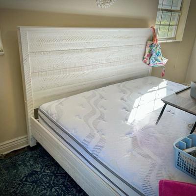 King size bed and mattress