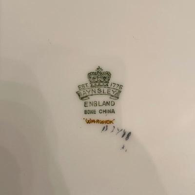 Aynsley "Warwick" plates