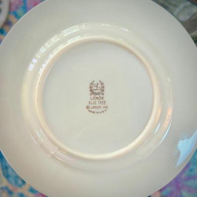 Lenox "Blue Tree" china - 45 pieces