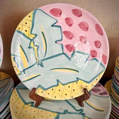 Vintage Italian tropical china by La Musa - 55+ pieces