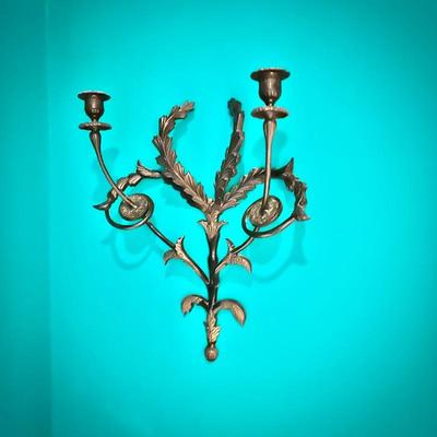 Candle wall sconce