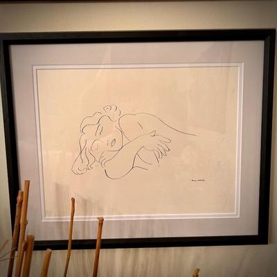 One of two Matisse prints