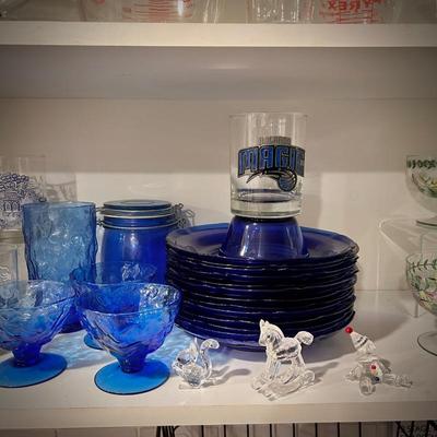 Blue glass