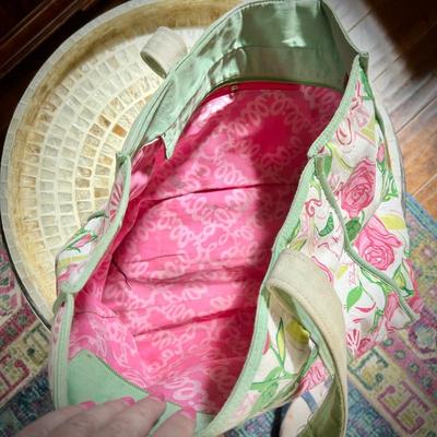 Vintage Lilly Pulitzer tote bag
