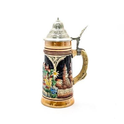 Original King Salzburg Lidded Beer Stein