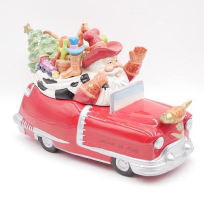 Paris & BeeBee Santa De Ville Cadillac Cookie Jar