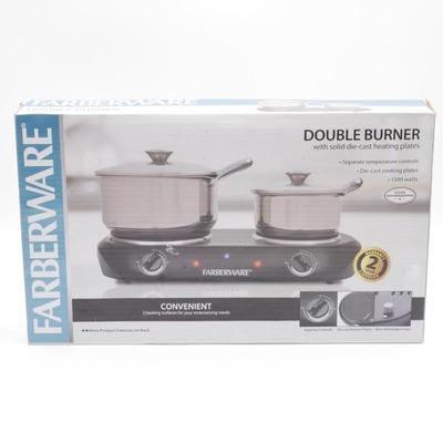 Farberware Double Burner Electric Cooktop