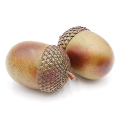 Pair of Large Decorative Acorns