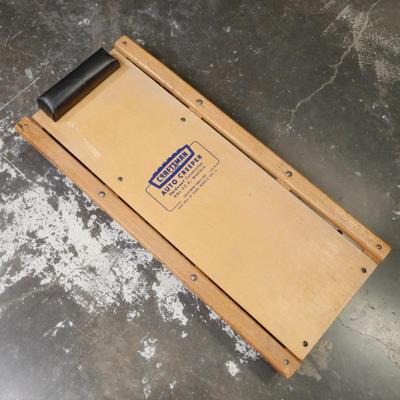 Vintage Craftsman Mechanics Hardwood Auto Creeper