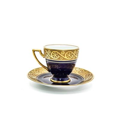 1950's Waldershof Bavaria 22K Gold Porcelain Cup & Saucer