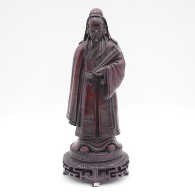 Cast Resin Asian Scholar Figurine