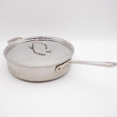 All-Clad 3-Quart Stainless Steel Saute Pan w/Lid