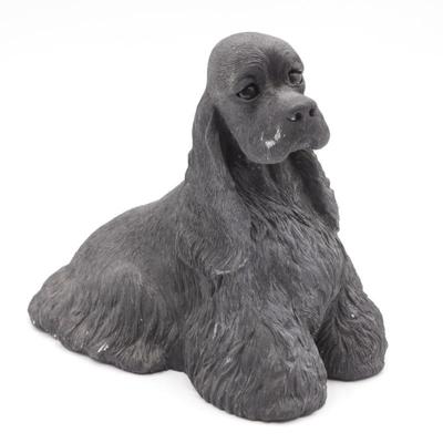 Sandicast Black Cocker Spaniel Sculpture