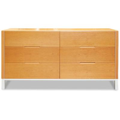 Maurice Villency Italian Cherry Wood Six Drawer Dresser
