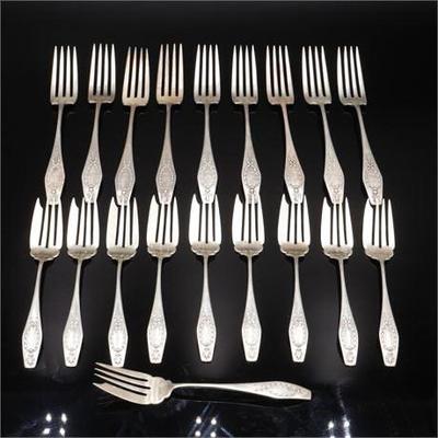Sterling Silver Forks (Set of 19)