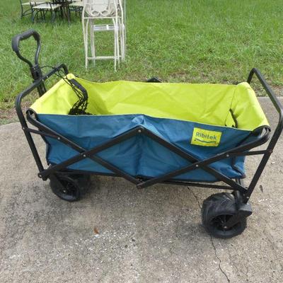 Ribitek Collapsible Folding Wagon - Bed: 36" x 18" x 10"