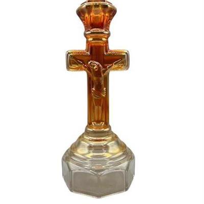 Imperial Marigold Crucifix Candlestick
