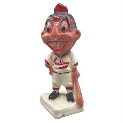 1940s Cleveland Indians Stanford Pottery Coin Bank