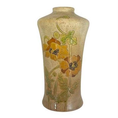 Roseville Rozanne Woodland Poppies Vase