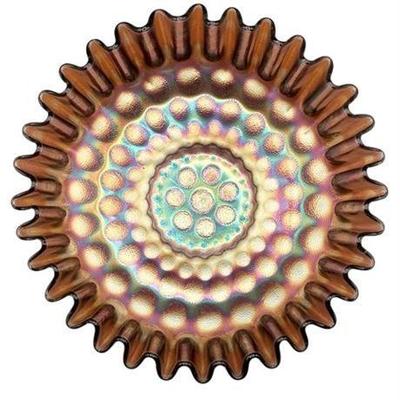 Antique Fenton Coin Dot Bowl