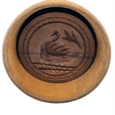 Primitive Swan Butter Press Mold