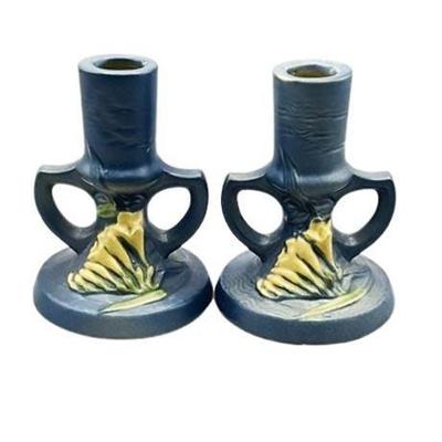 Roseville Freesia Candlesticks