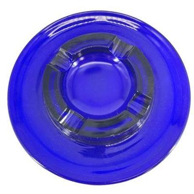 Cobalt Glass Vintage Ashtray