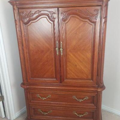 Thomasville Armoire with Shelves