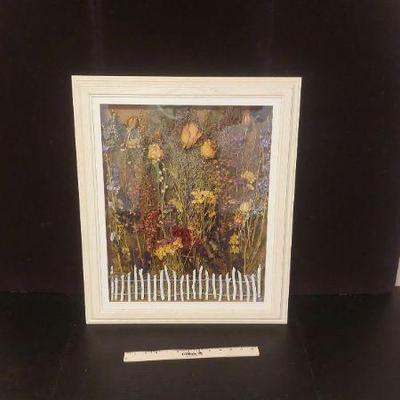 Dried Wild Flower Framed