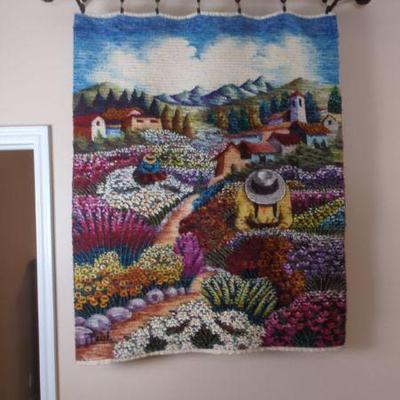 Peruvian Hand Woven Rug/Tapestry Merino Wool
